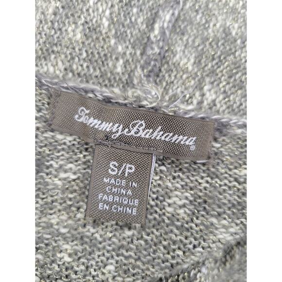 Tommy Bahama Women's Heathered Gold Speckled Cardigan Size Small - Picture 6 of 7